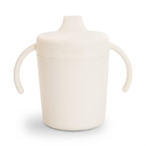 Mushie Trainer Sippy Cup - Ivory